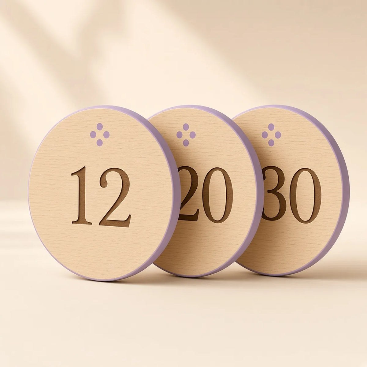 Bump Week Discs, a FLOOP milestone set design render
