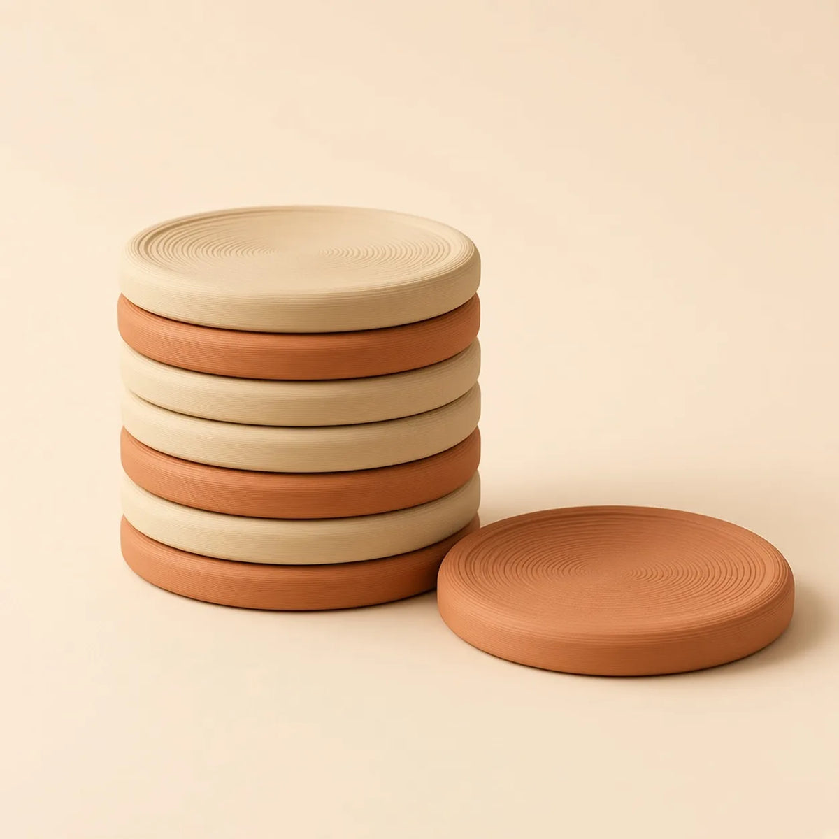 Coaster Set, a FLOOP studio object design render