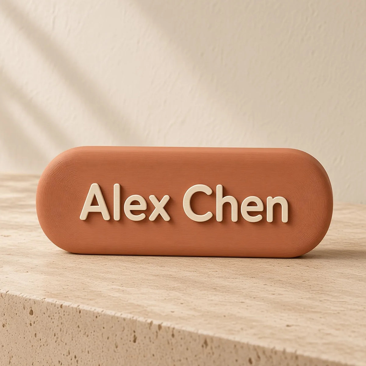 Desk Nameplate, a FLOOP studio object design render
