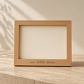 Engraved Photo Frame, a FLOOP keepsake frame design render