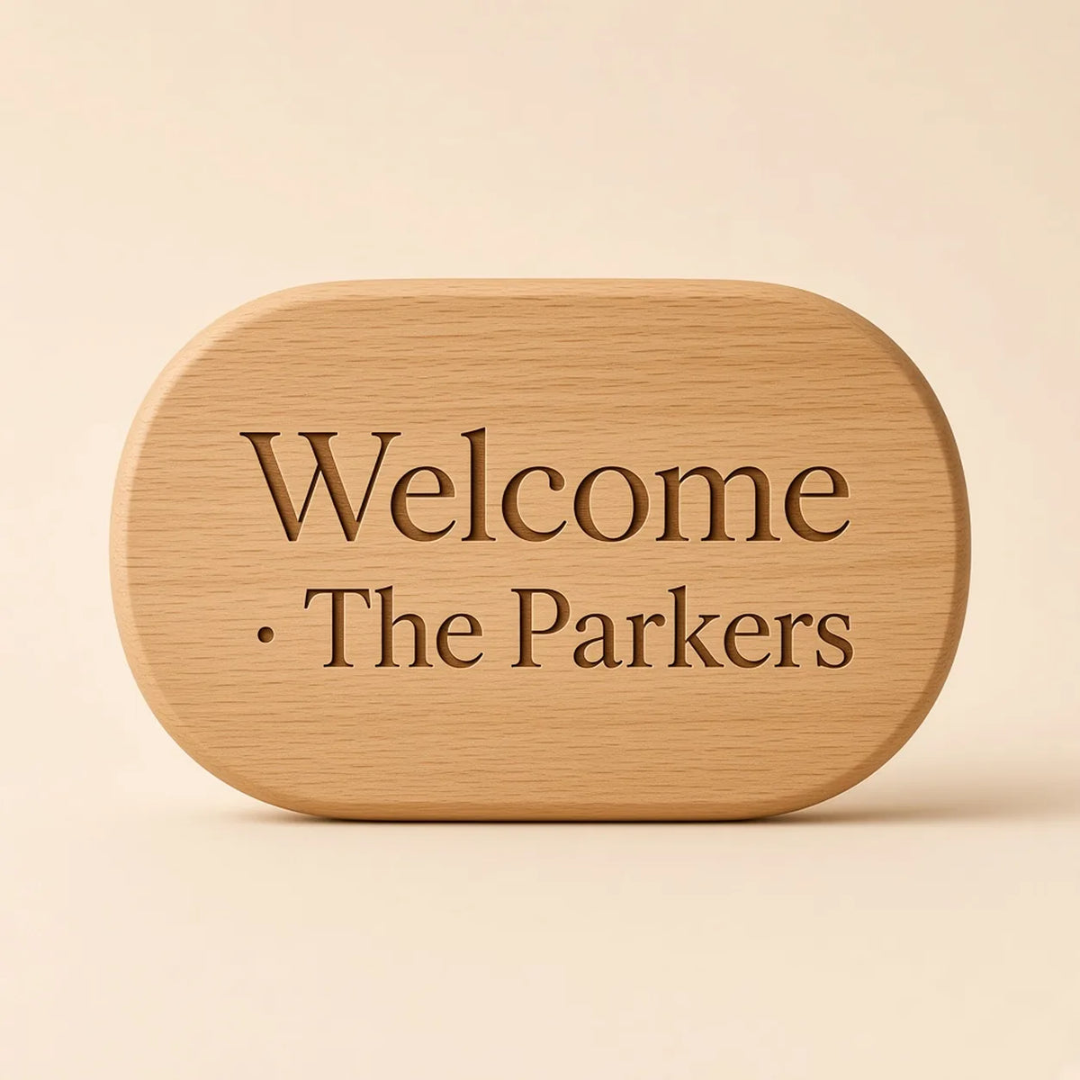 Family Welcome Sign, a FLOOP name sign design render