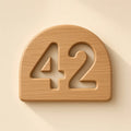 House Number Sign, a FLOOP name sign design render