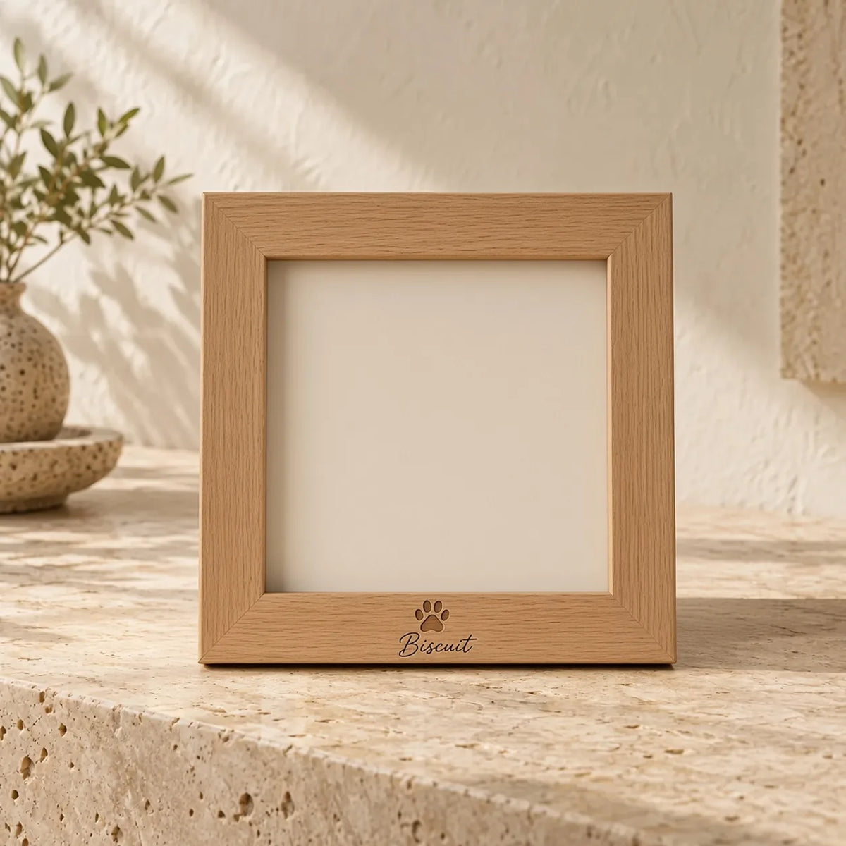 Pet Memorial Frame, a FLOOP keepsake frame design render