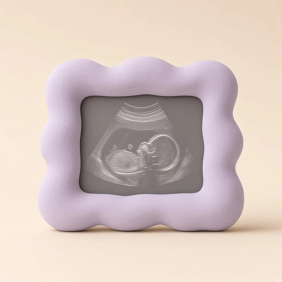 Printed Sonogram Frame, a FLOOP keepsake frame design render